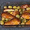Wine-Roasted Pears and Grapes
